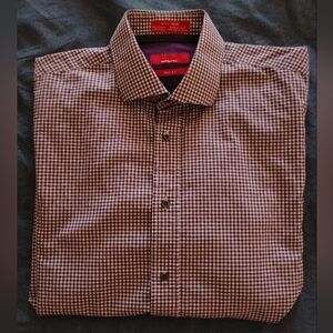 Sak's Checkered Dress Shirt